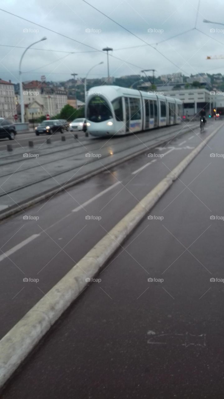 The tram of Lyon