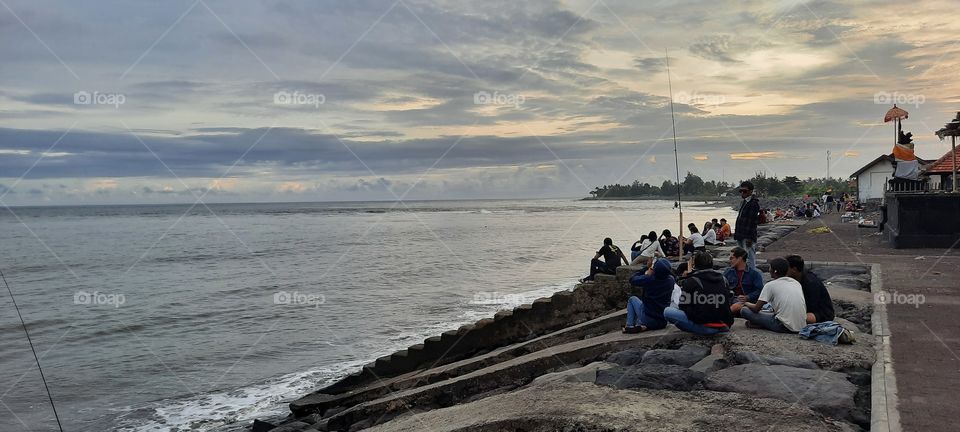 view in Lebih beach-Bali