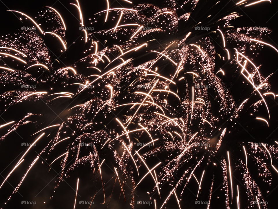 Fireworks light up the night sky during Illuminations at EPCOT at the Walt Disney World Resort in Orlando, Florida.