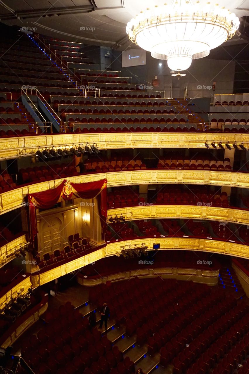 Teatro Real opera house, Madrid, Spain 