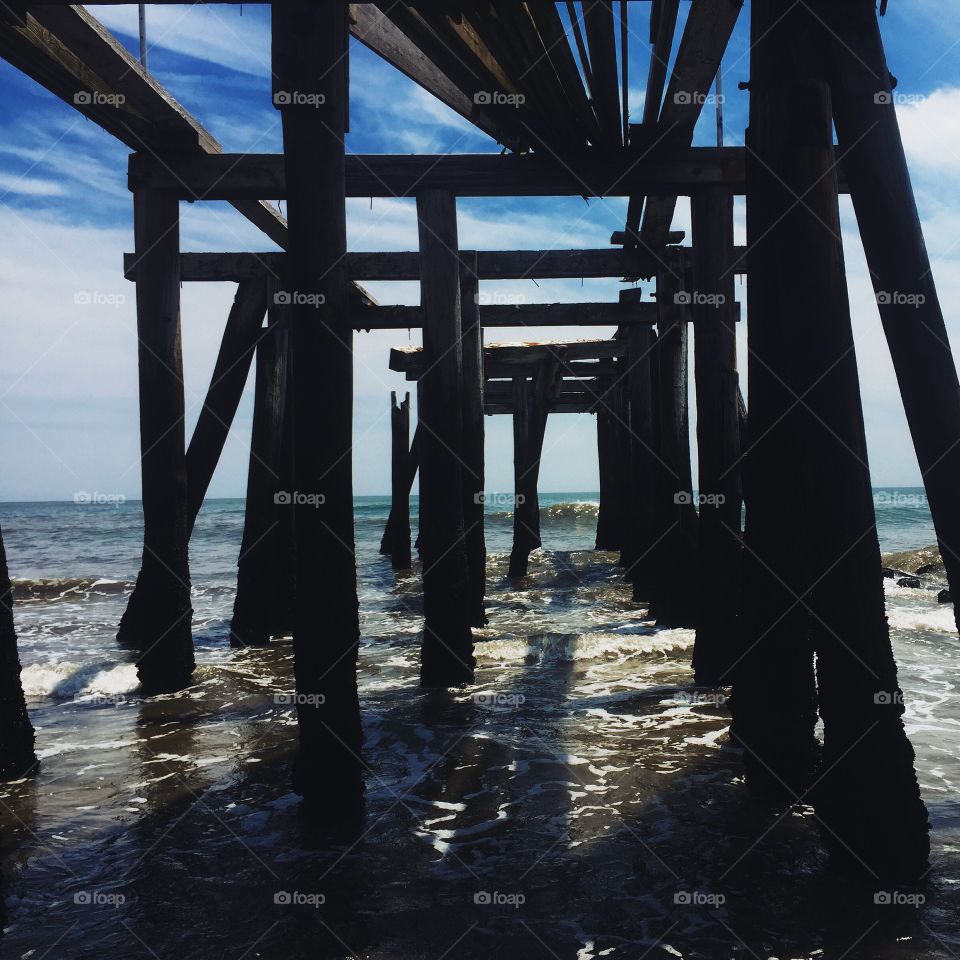 View of a under the pier