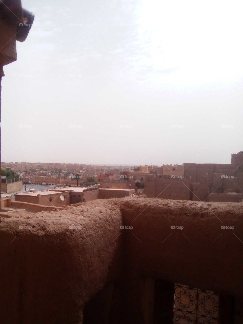 view of the city from the kasbah#ouarzazate#kasbah taourirt