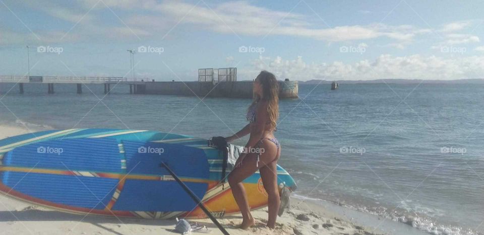 Itaparica beach stand up