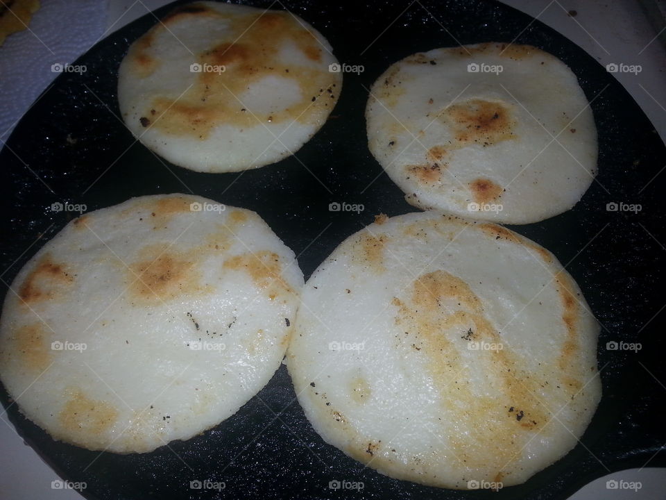 Arepas. Venezuelan food