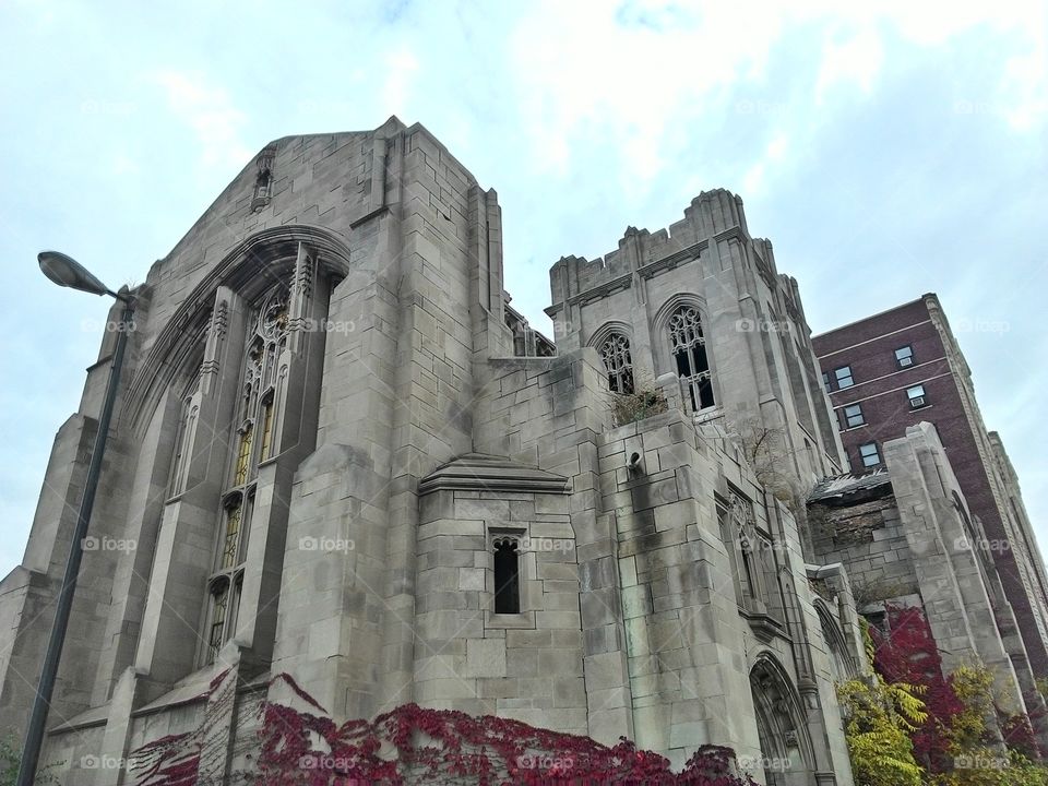 decaying cathedral. a once great church