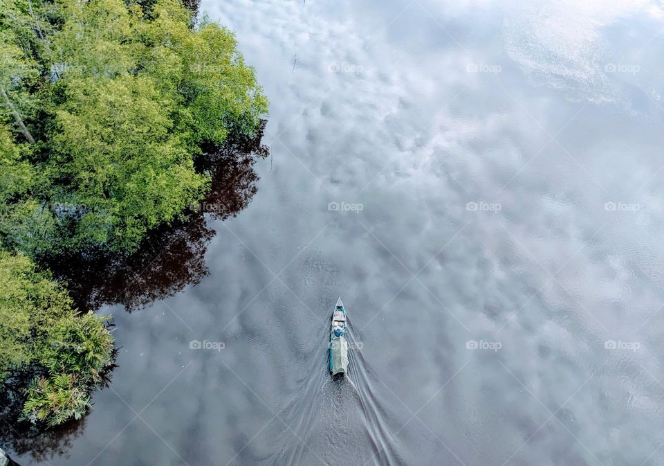 it's look like sailing in the clouds