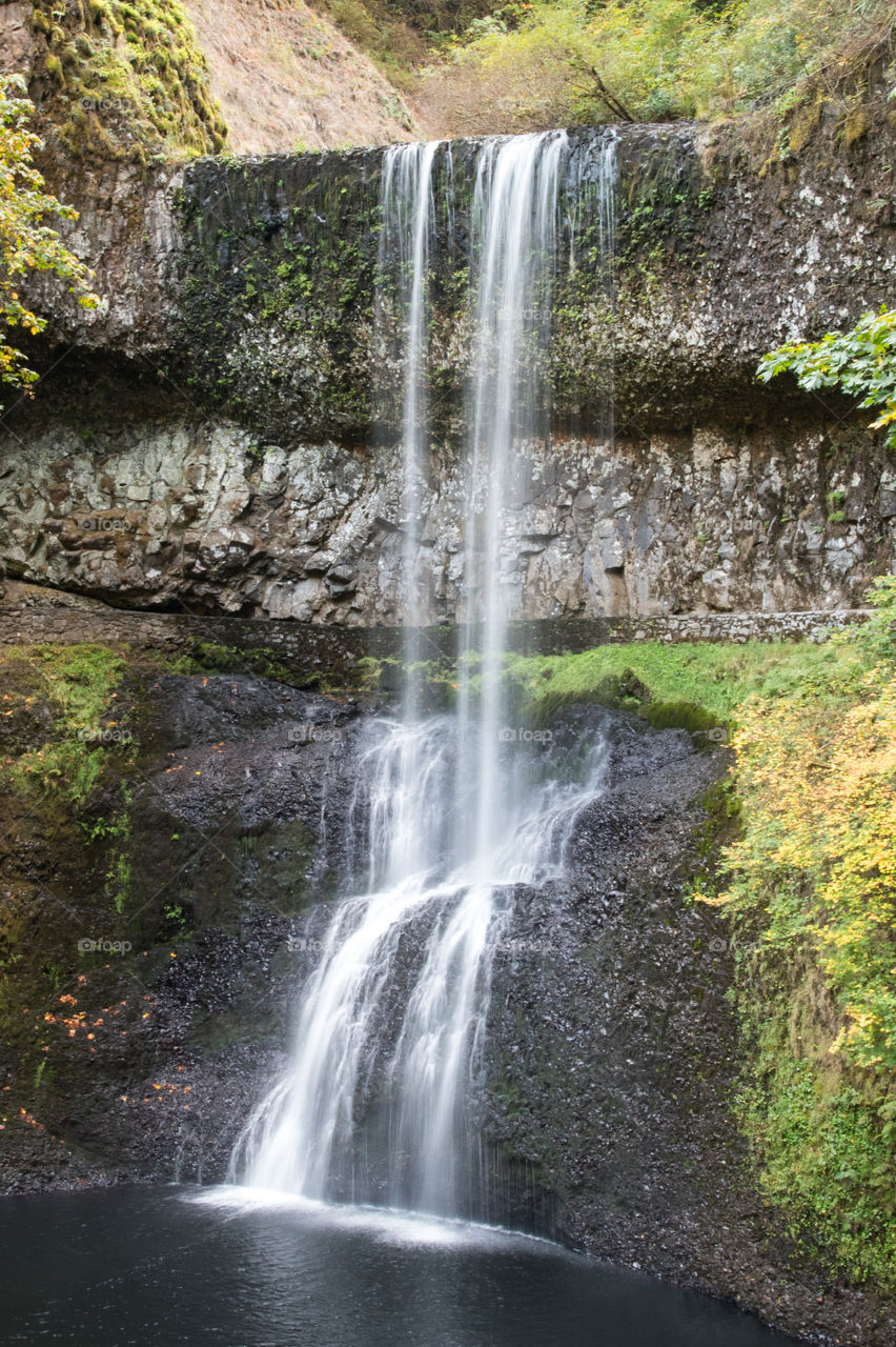 View of a waterfall