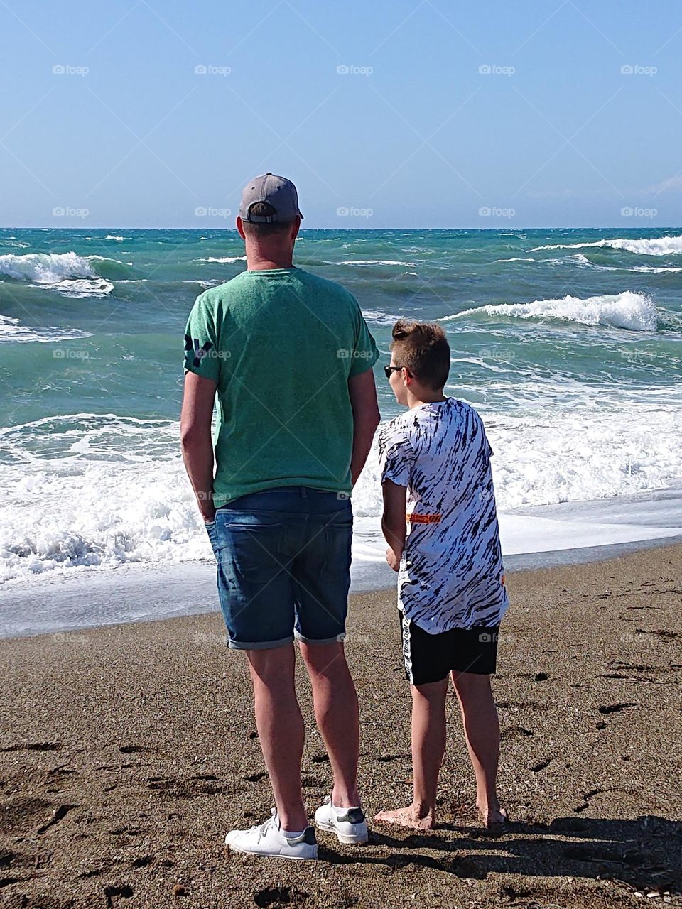 Good conversation on the Beach