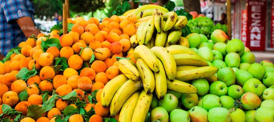 Close-up of fruits in market