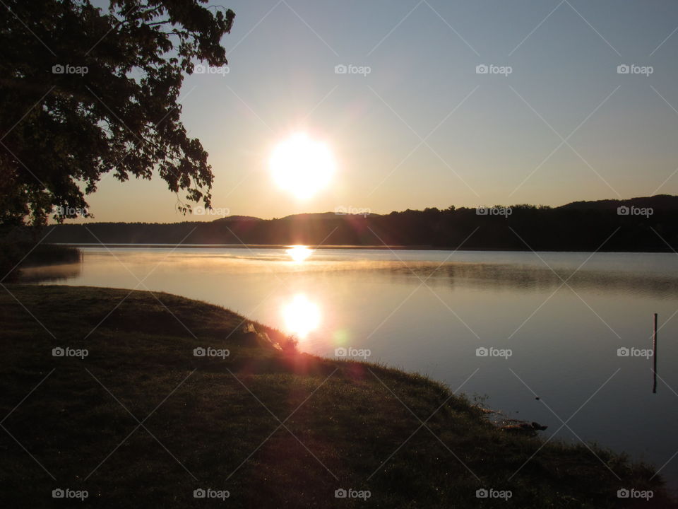 Lake sunrise 