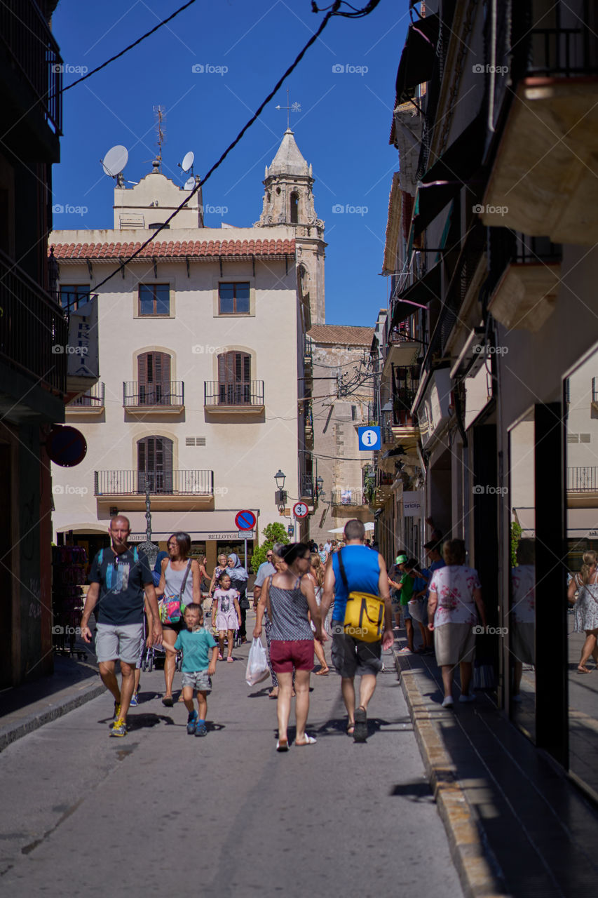 Tourist village in Catalunya