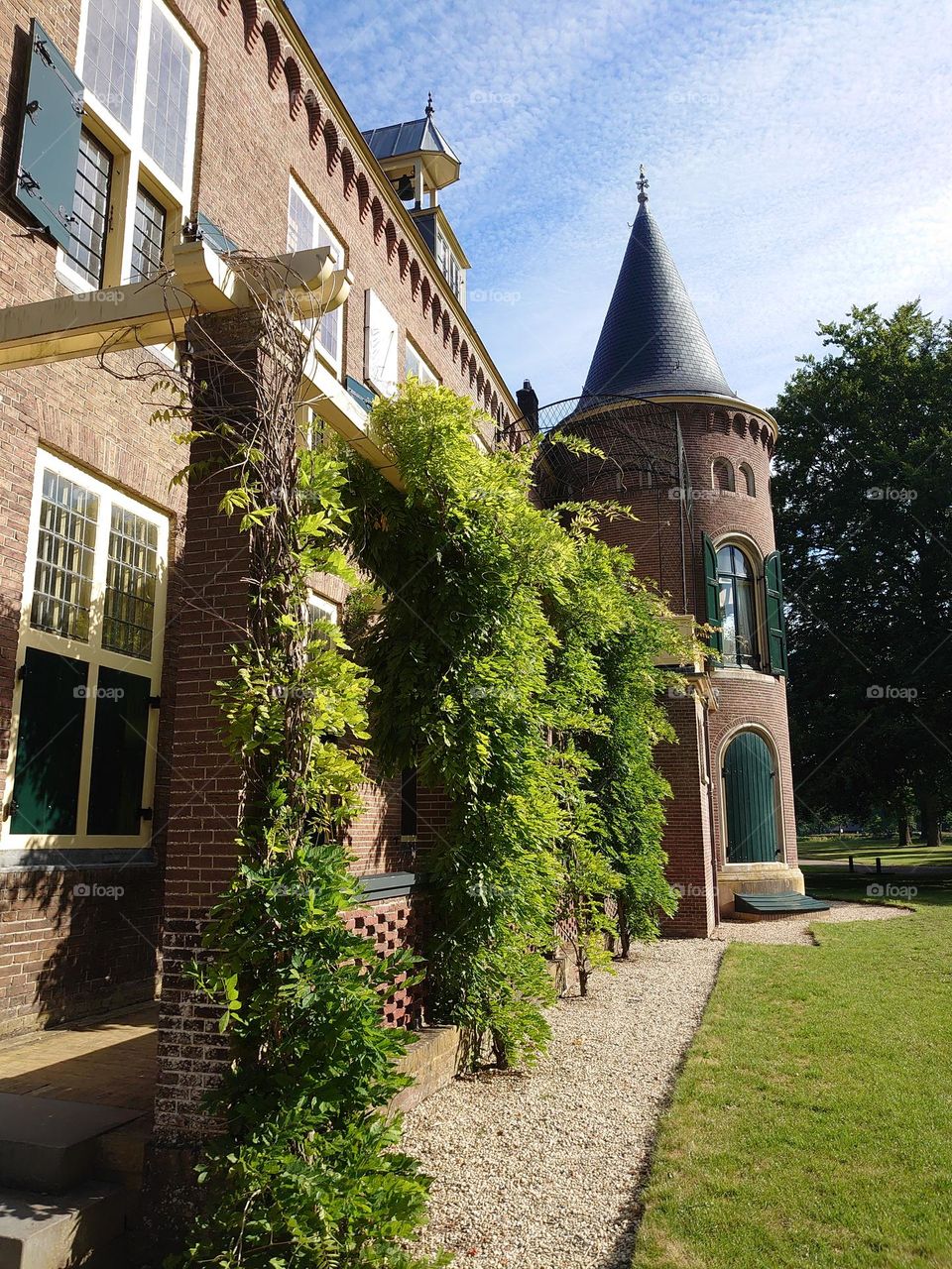 Pergola at the caslte