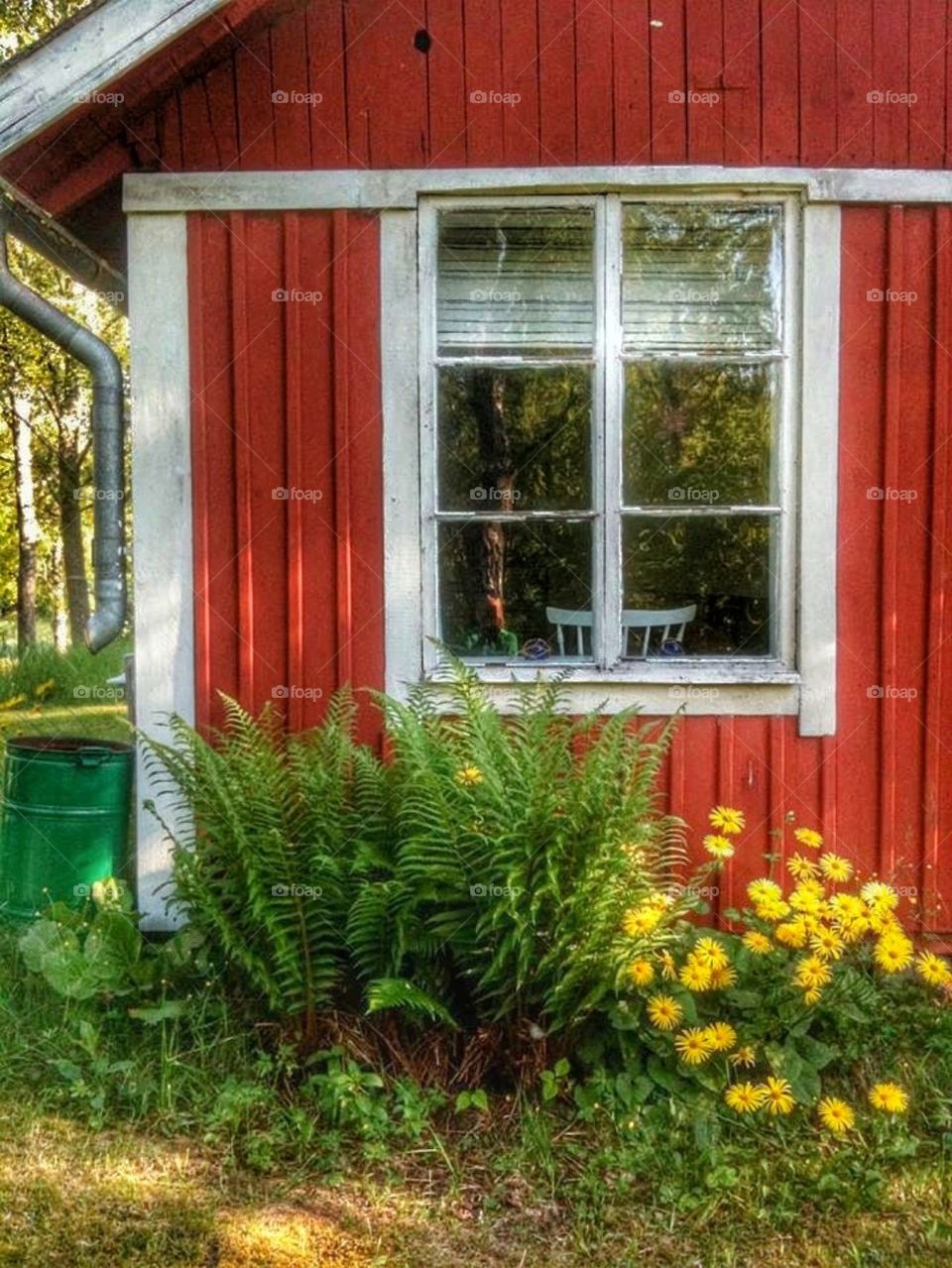 Red countryhouse