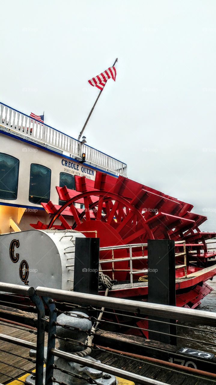 Creole Queen in New Orleans Louisiana on the Mississippi River