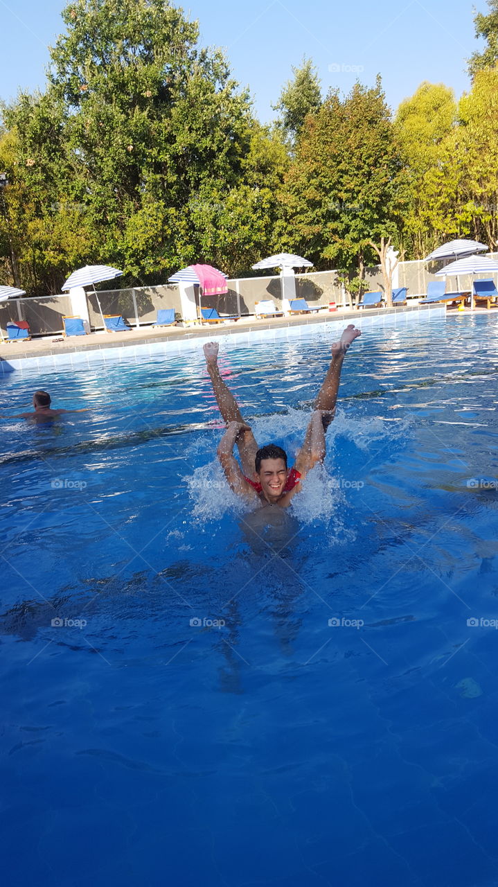 fun in the pool