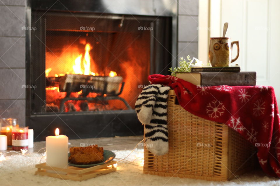 Getting out the decorations