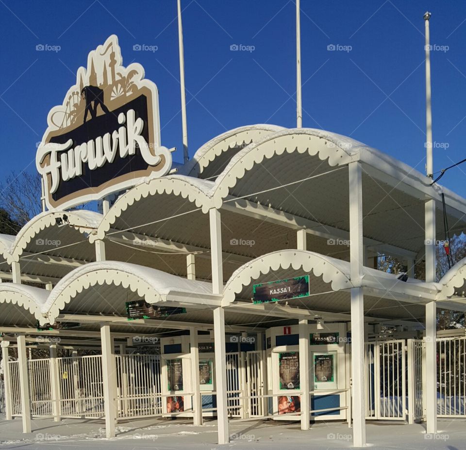 entrance to furuviksparken in Gävle