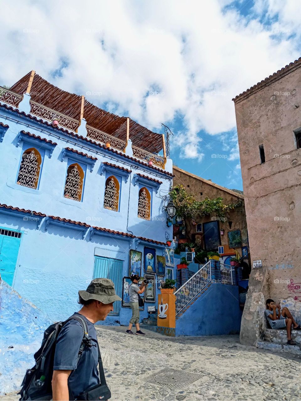 Beautiful place in chefchaouen city of morroco