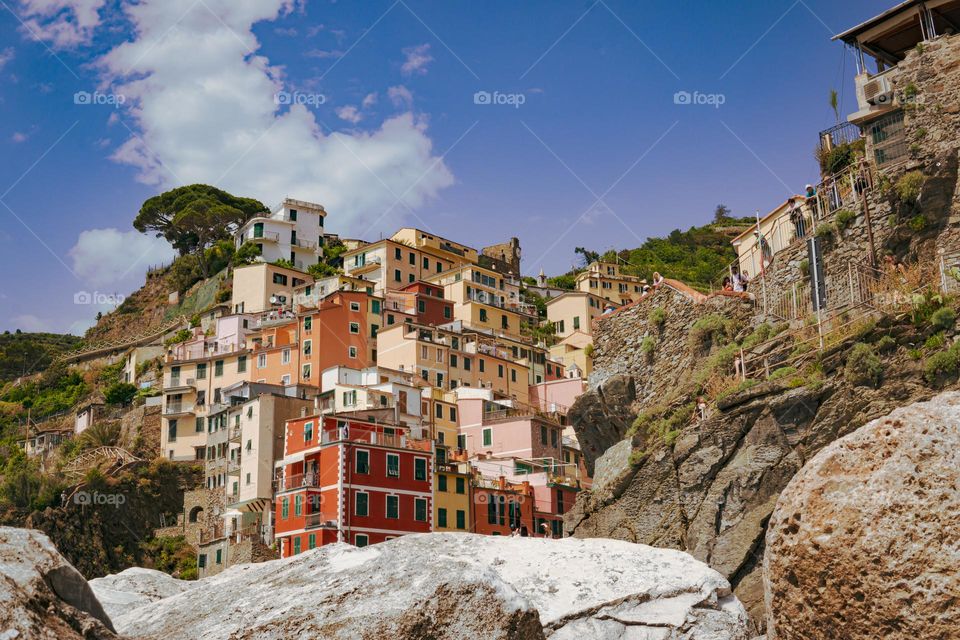 Hot day in Riomaggiore