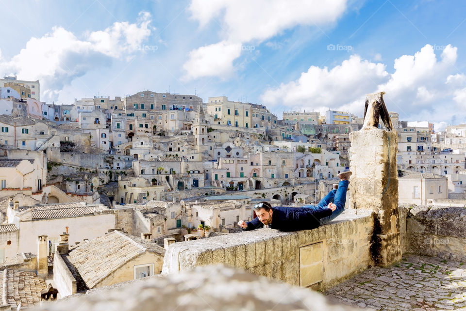 View of Matera town