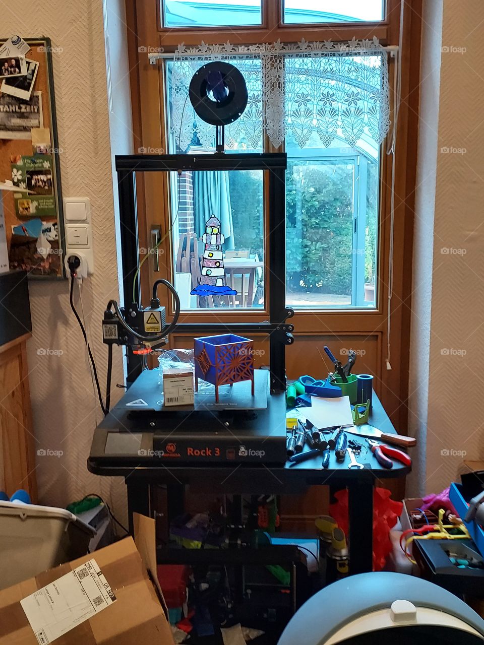 Working at my 3D Printer