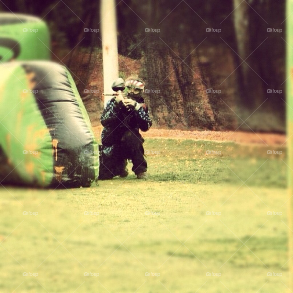 sports bunker paintball turf by SassyChic23