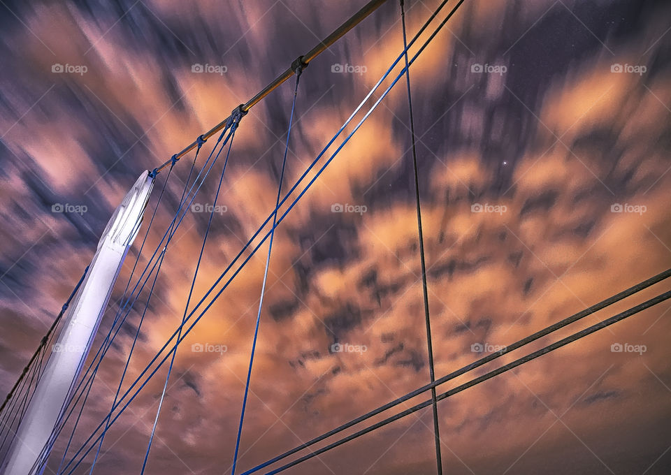 Bridge and cloudysky