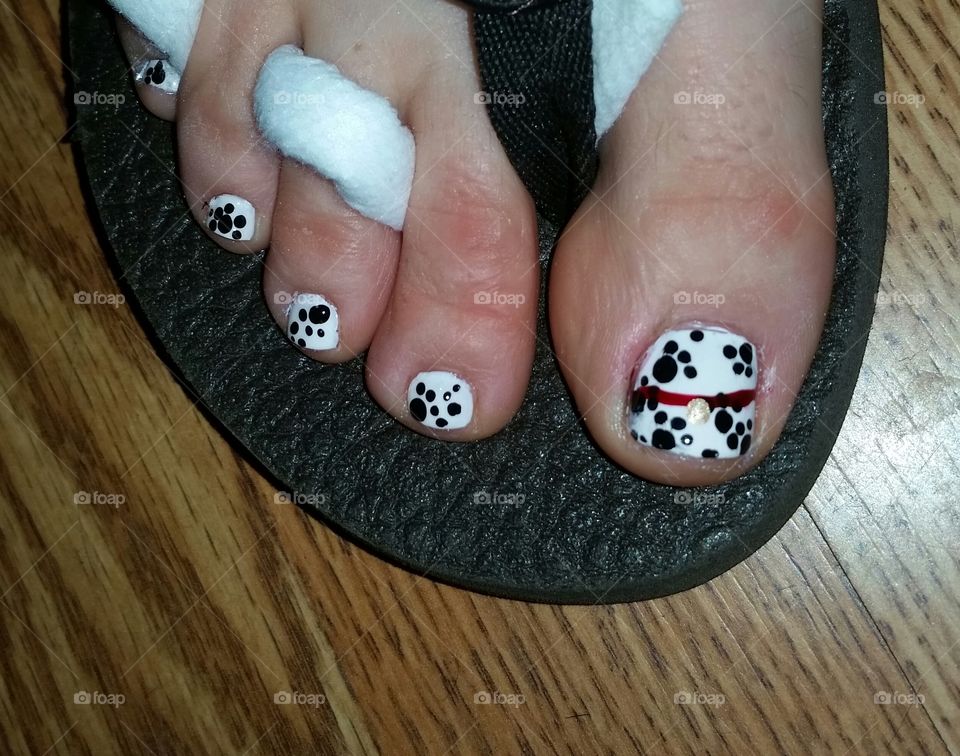 Disney 101 Dalmatians Nail Art
