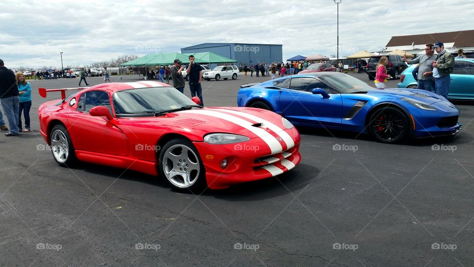 Dodge Viper GTS and C6 Chevrolet Corvette