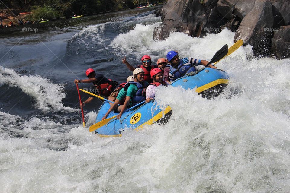 River Rafting with friends