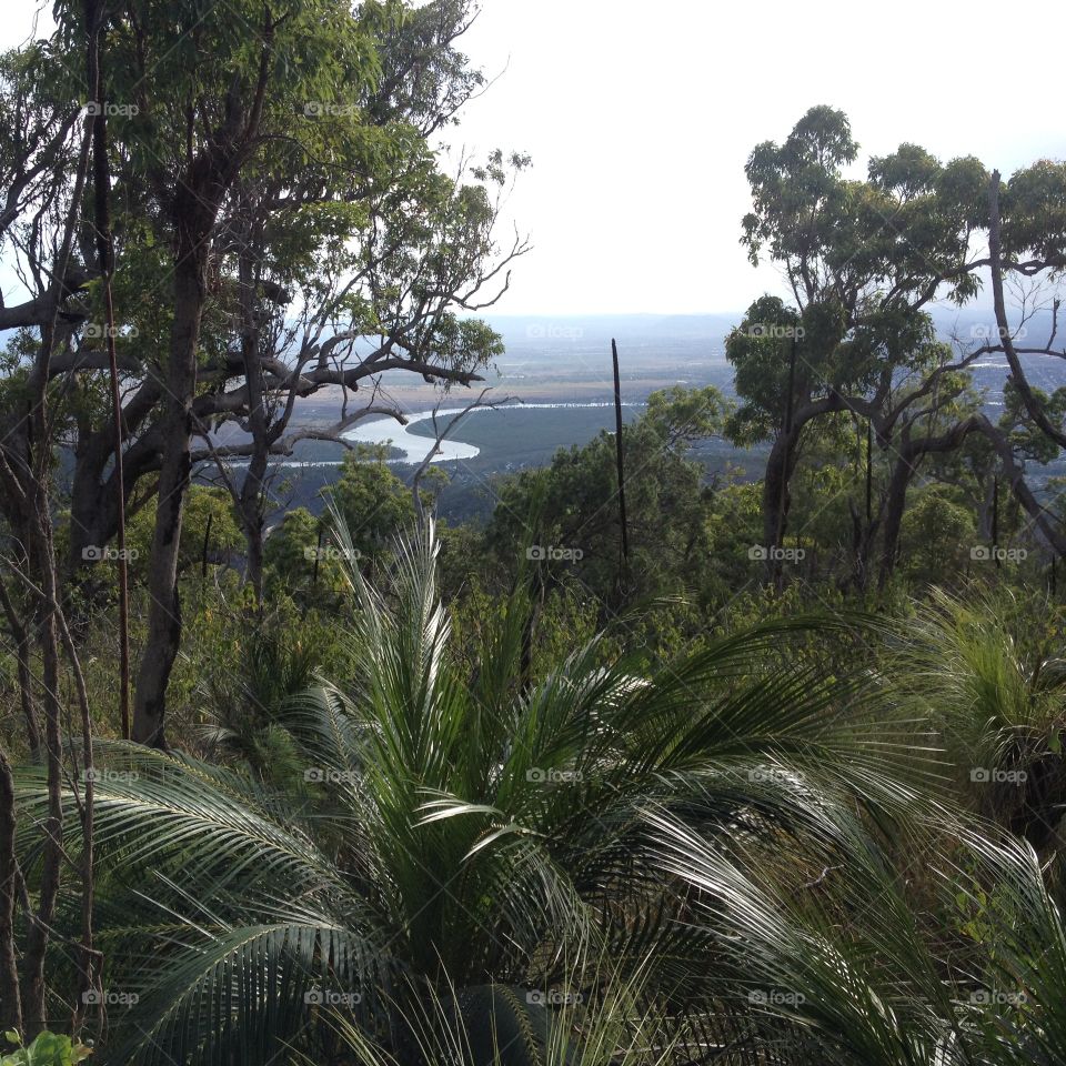 Stunning panoramic views from Mount Archer, Rockhampton Queensland
