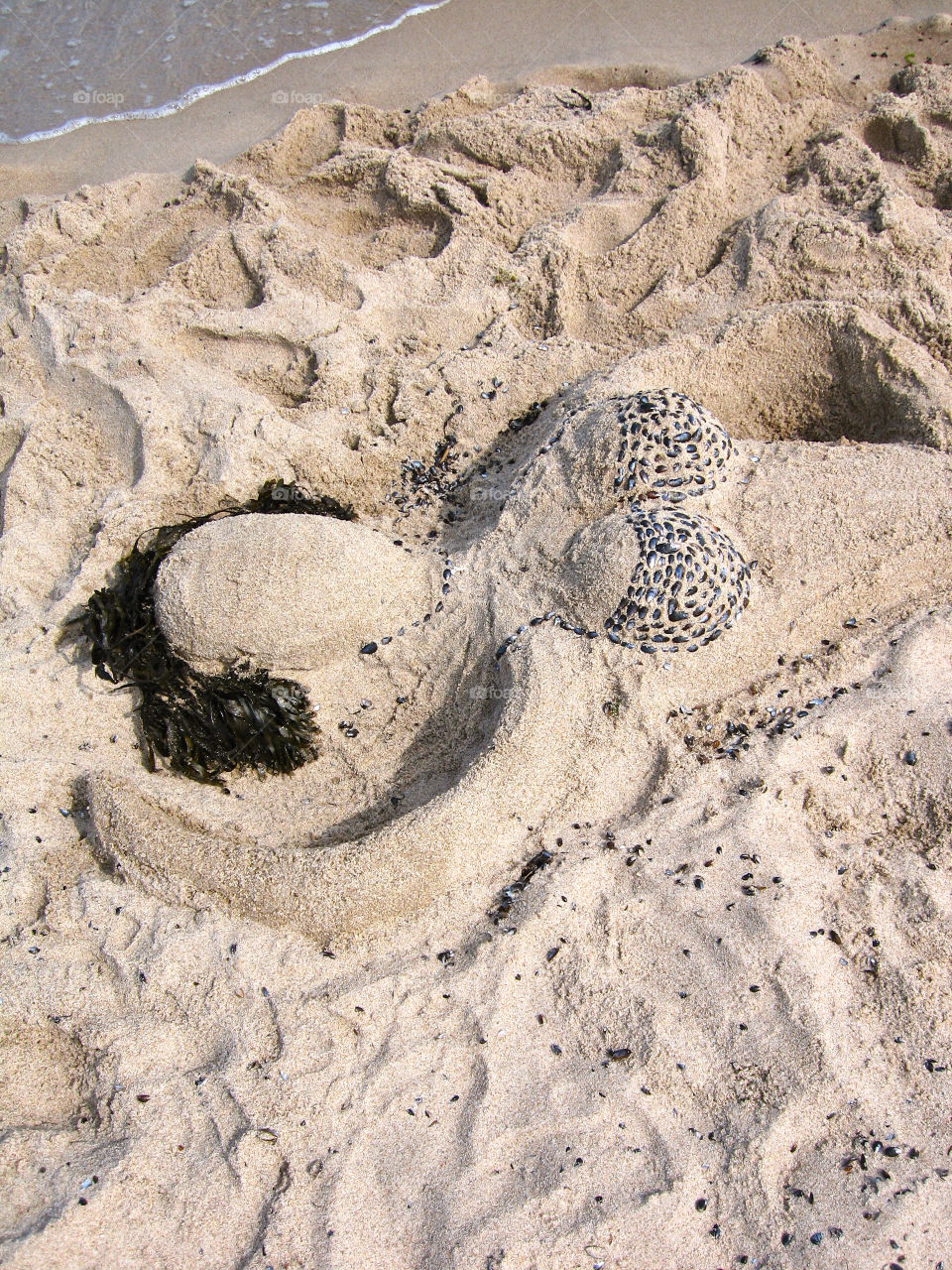 Beach artwork.