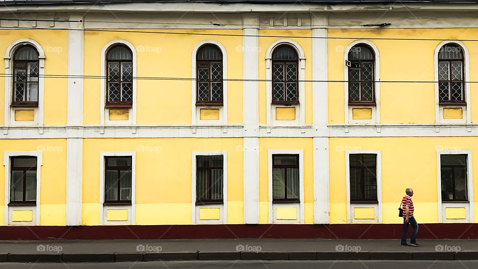 Yellow building 