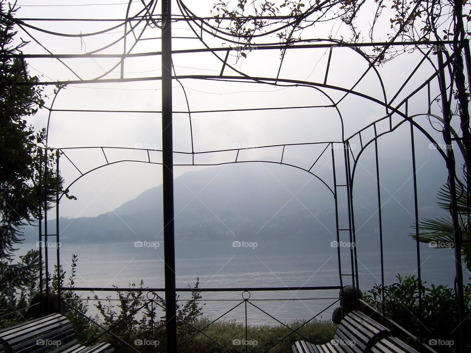 View of Lake Cuomo, Italy