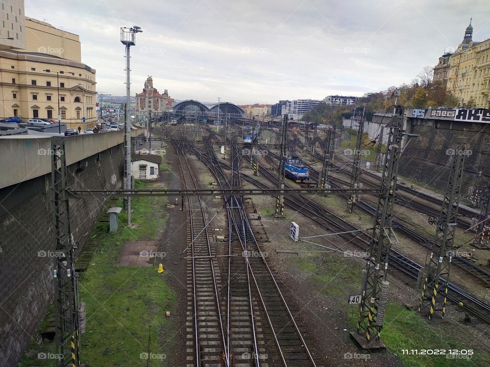 Prague train station