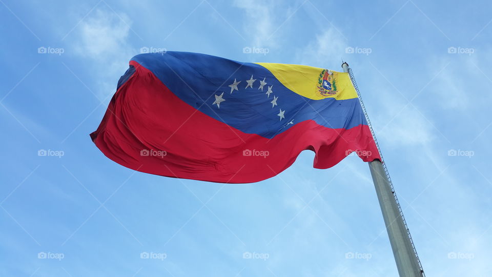 Sky, bandera, tricolor, Venezuela, cielo