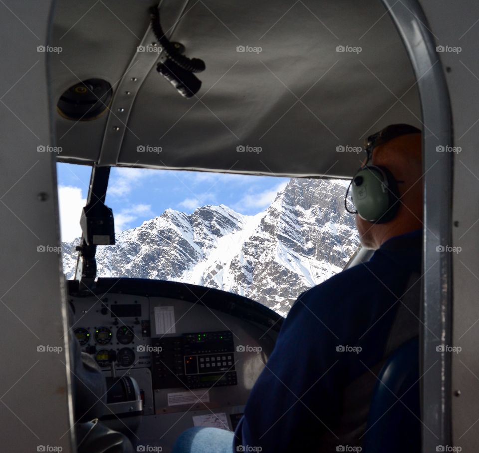 Mountain View From Cockpit