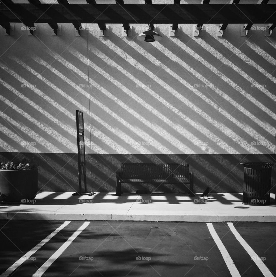 Parking lot shadows
