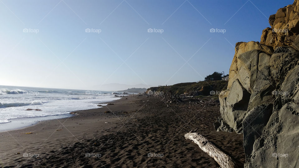 Moonstone beach Cambria and San Simeon California