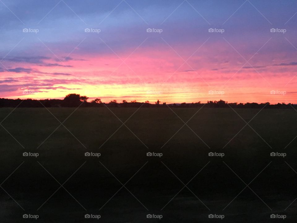 Sunset over Gettysburg