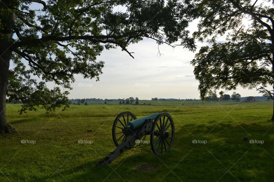 Cannon in Gettysburg Pennsylvania