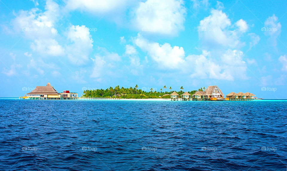 Beautiful resort in Maldives