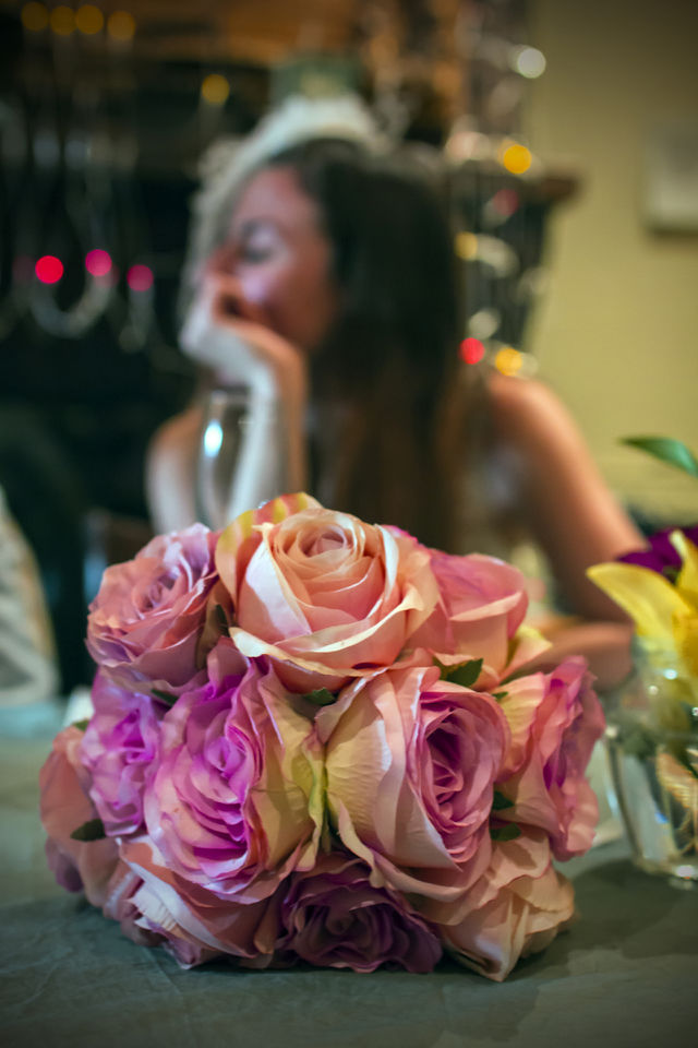weeding flowers