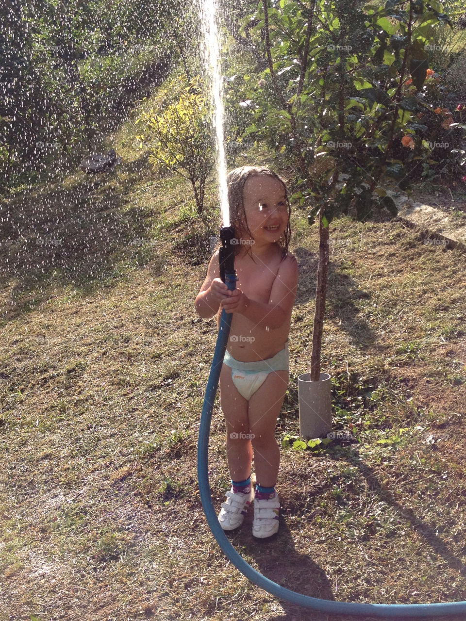 happy sunny water kid by kikicheeky