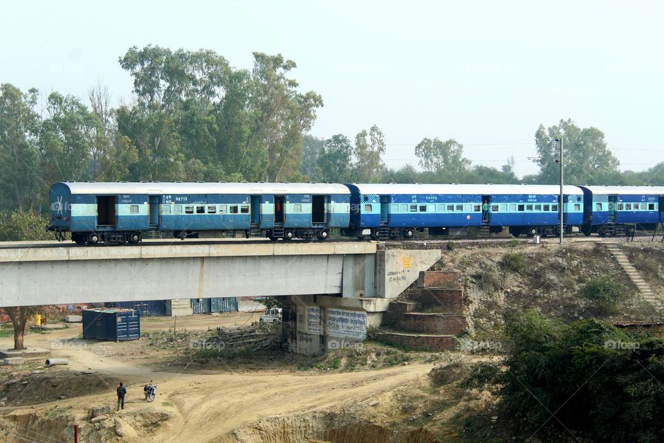 Trains crossing railway bridges are a common sight in many parts of the world. Railway bridges are built to allow trains to cross valleys, rivers and other obstacles.