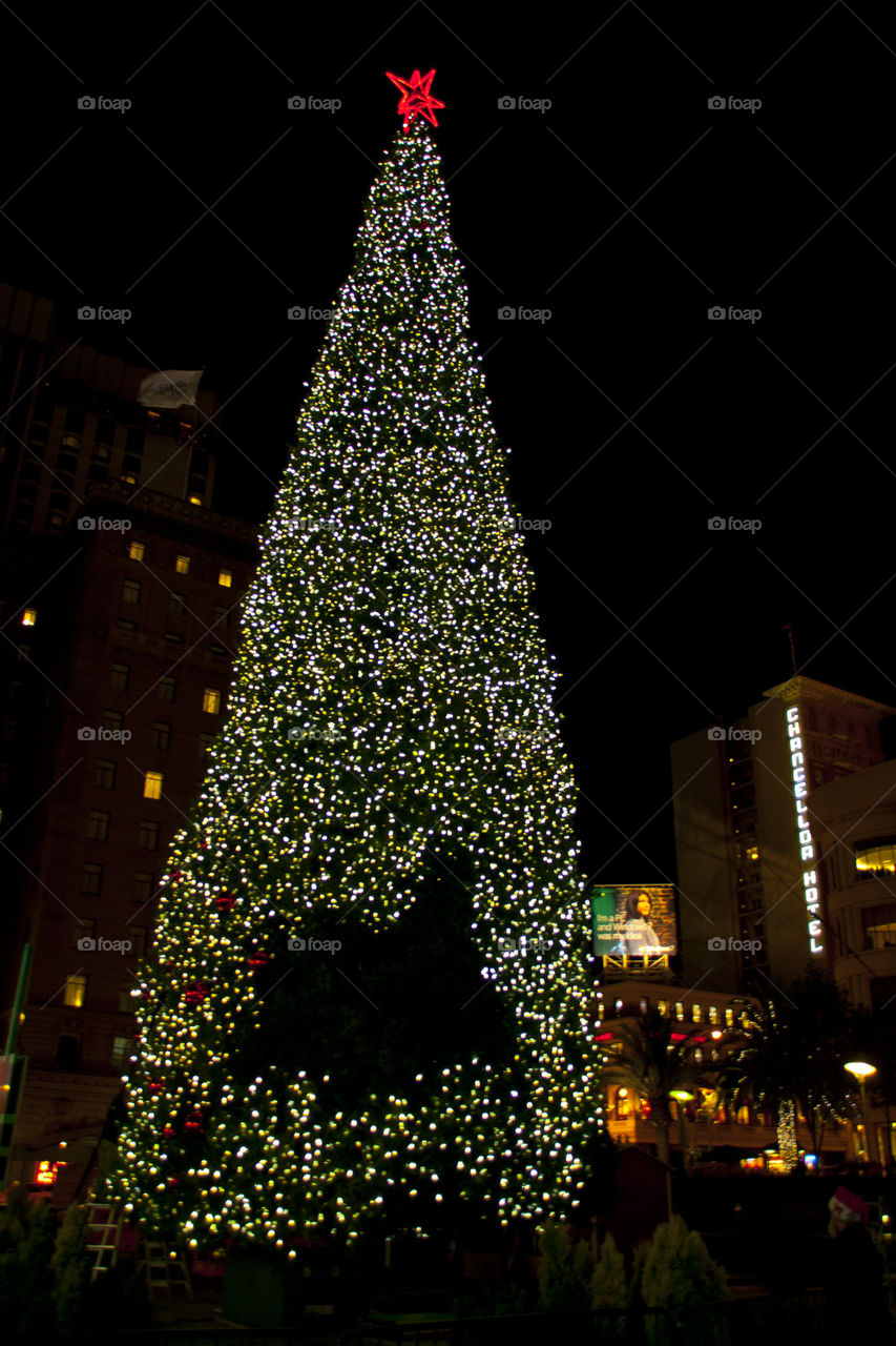 THE CHRISTMAS IN UNION SQUARE SAN FRANCISCO CALIFORNIA USA