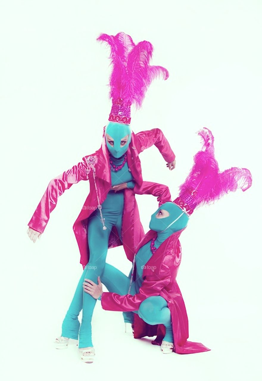 pink dancers 