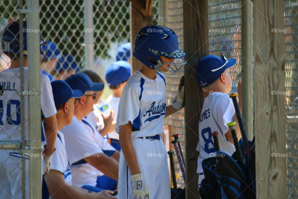 Baseball life in the Dugout