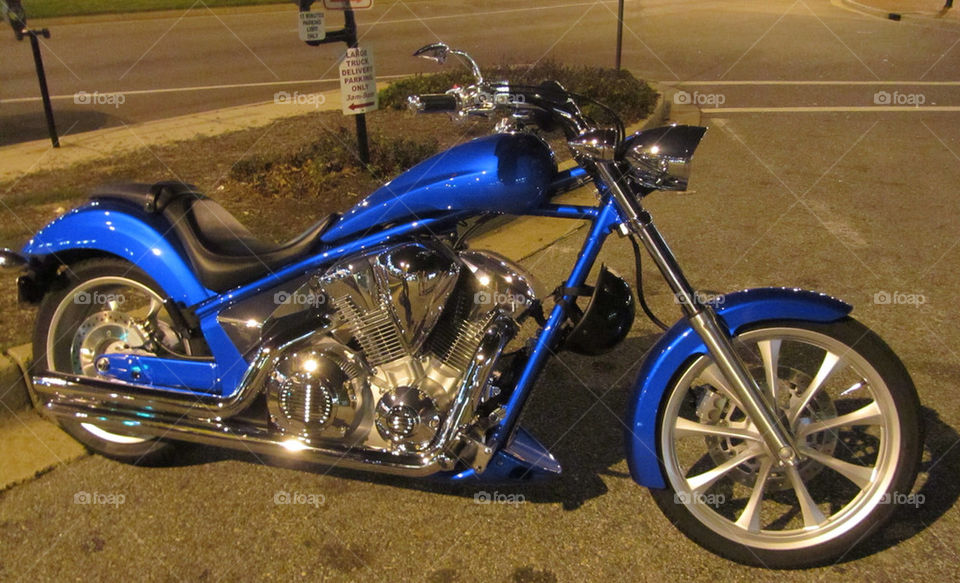 blue shine cycle chrome by swatchtime