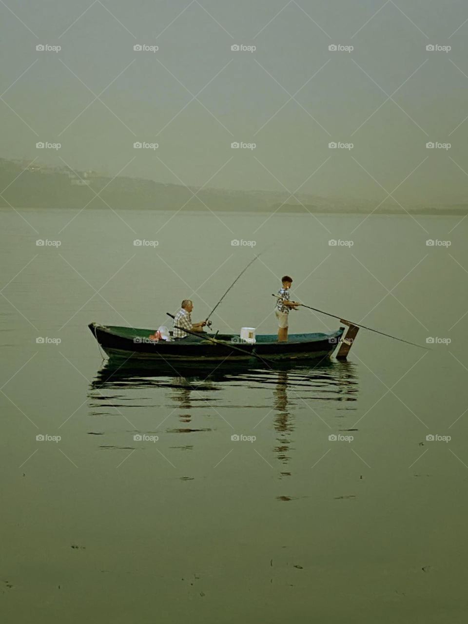 Fishing in the river